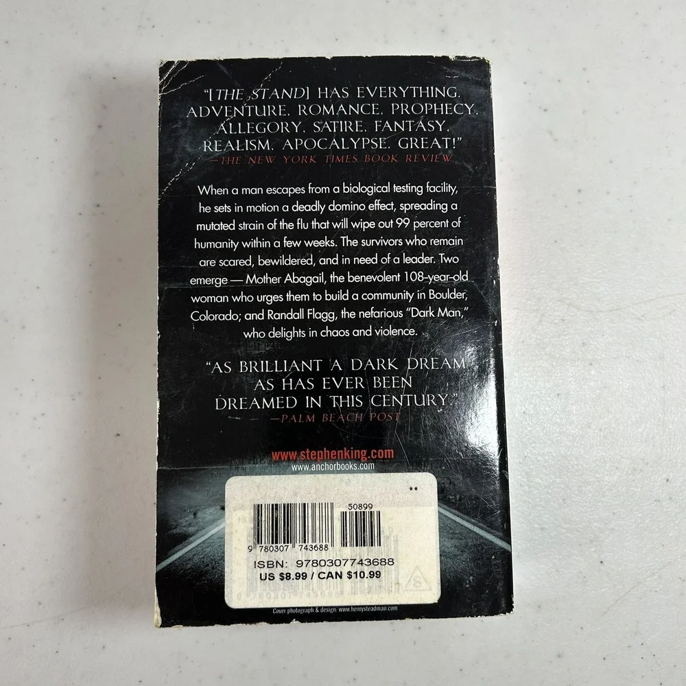 Stephen King‎ The Stand Paperback Novel Horror Fiction Book